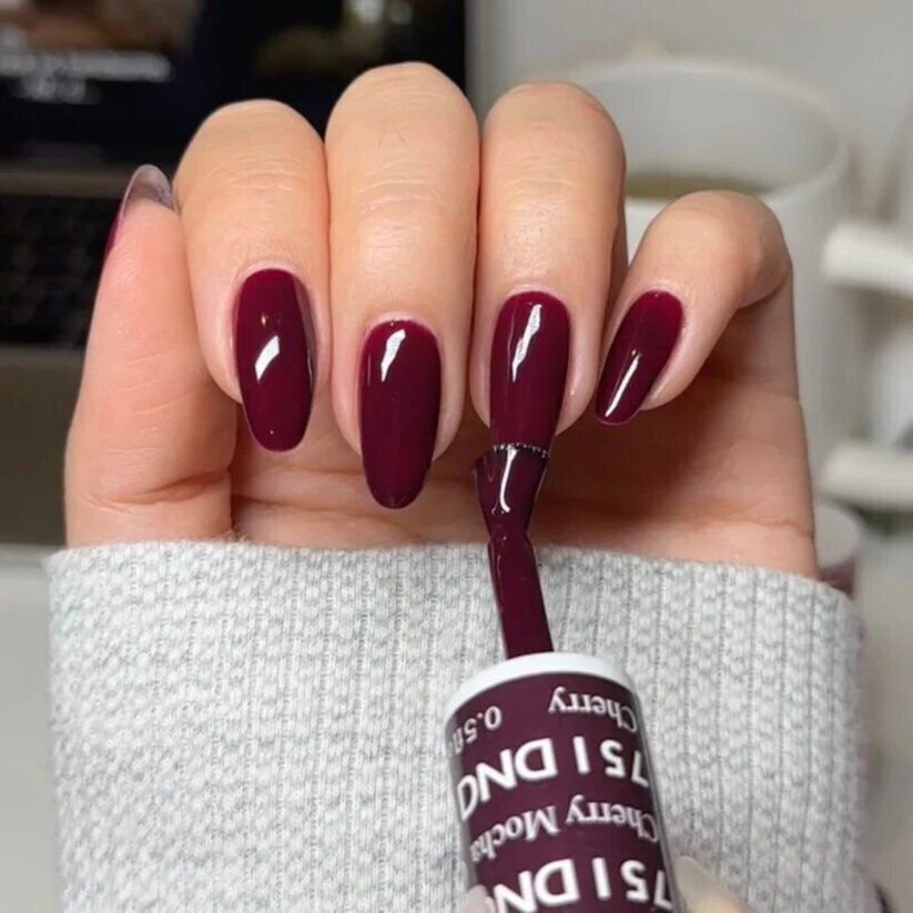 cherry mocha nail polish