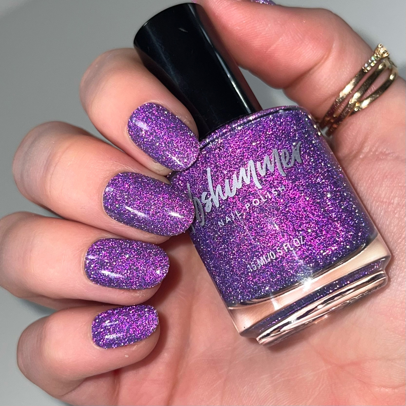 purple nail polish