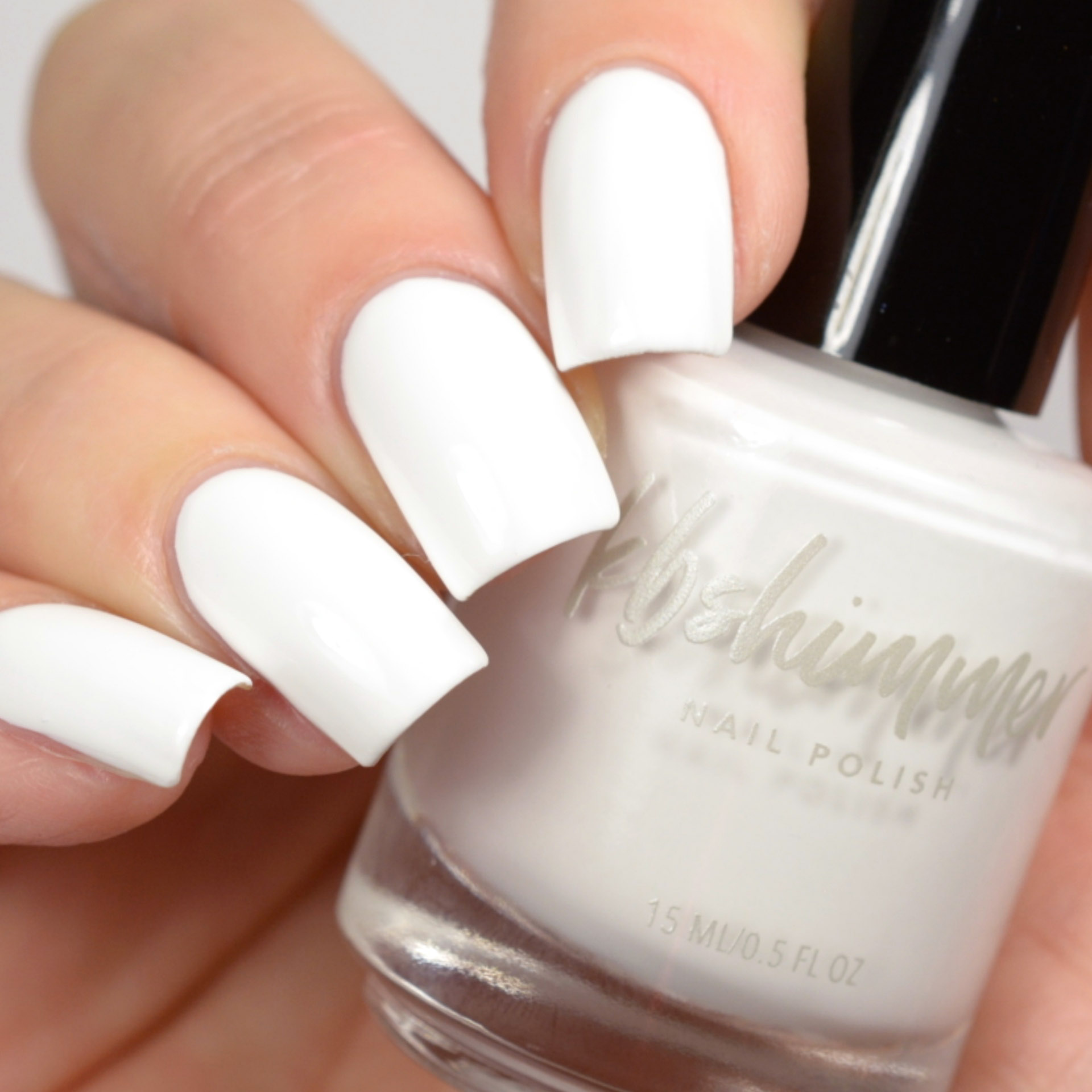 white nail polish