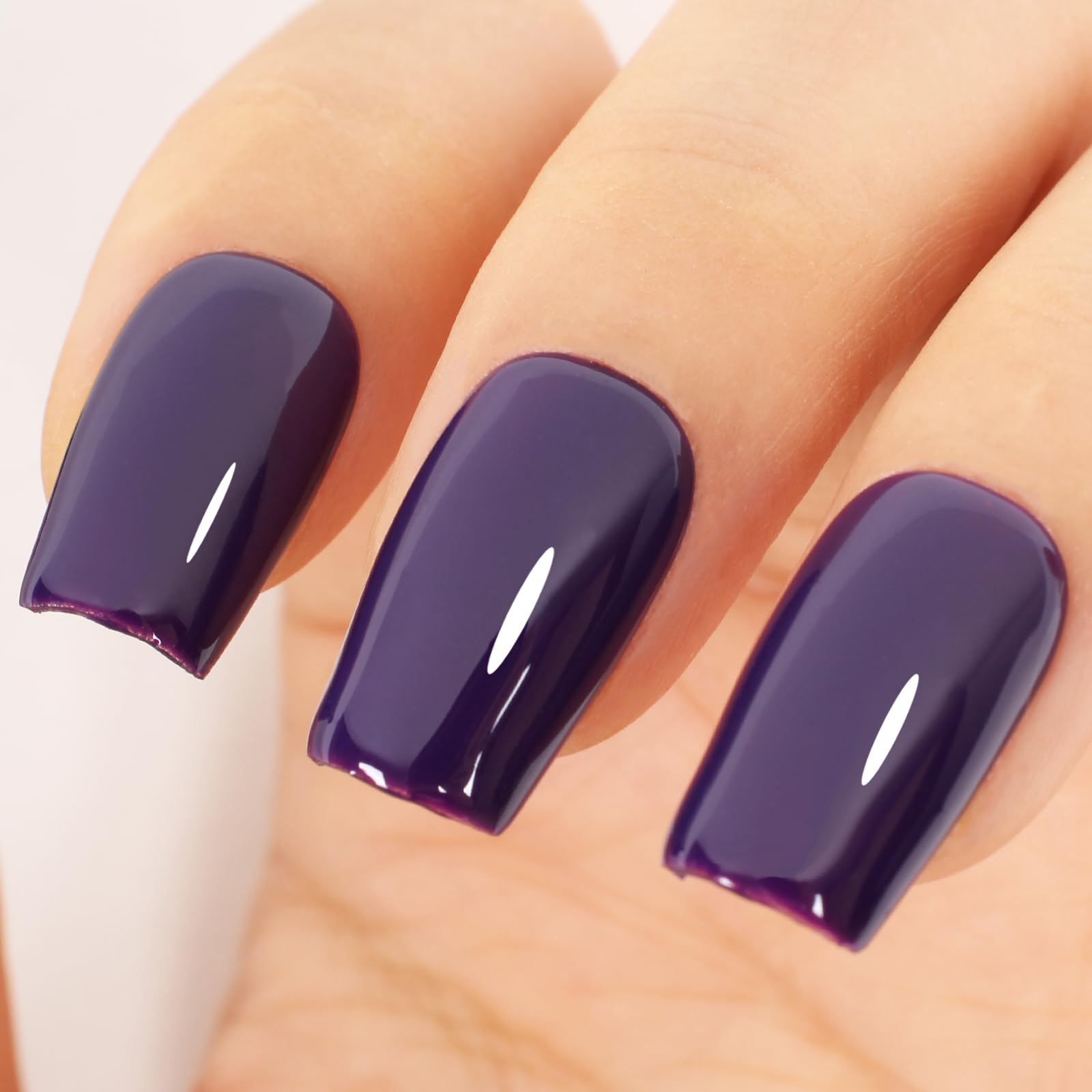 dark purple nail polish
