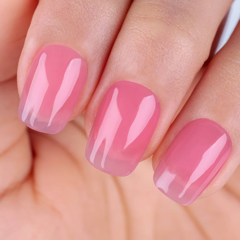baby pink nail polish