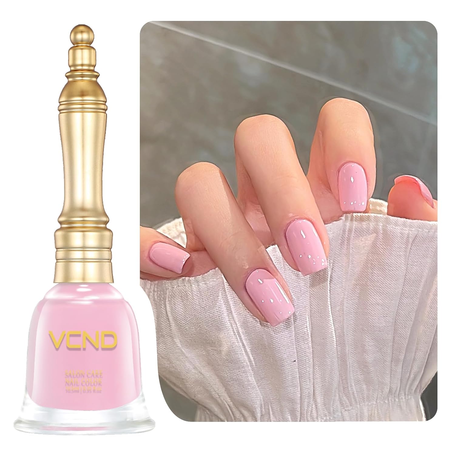 baby pink nail polish