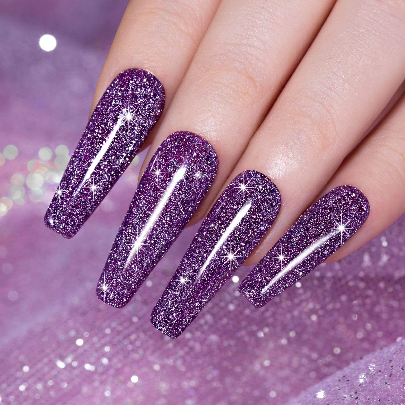 dark purple nail polish