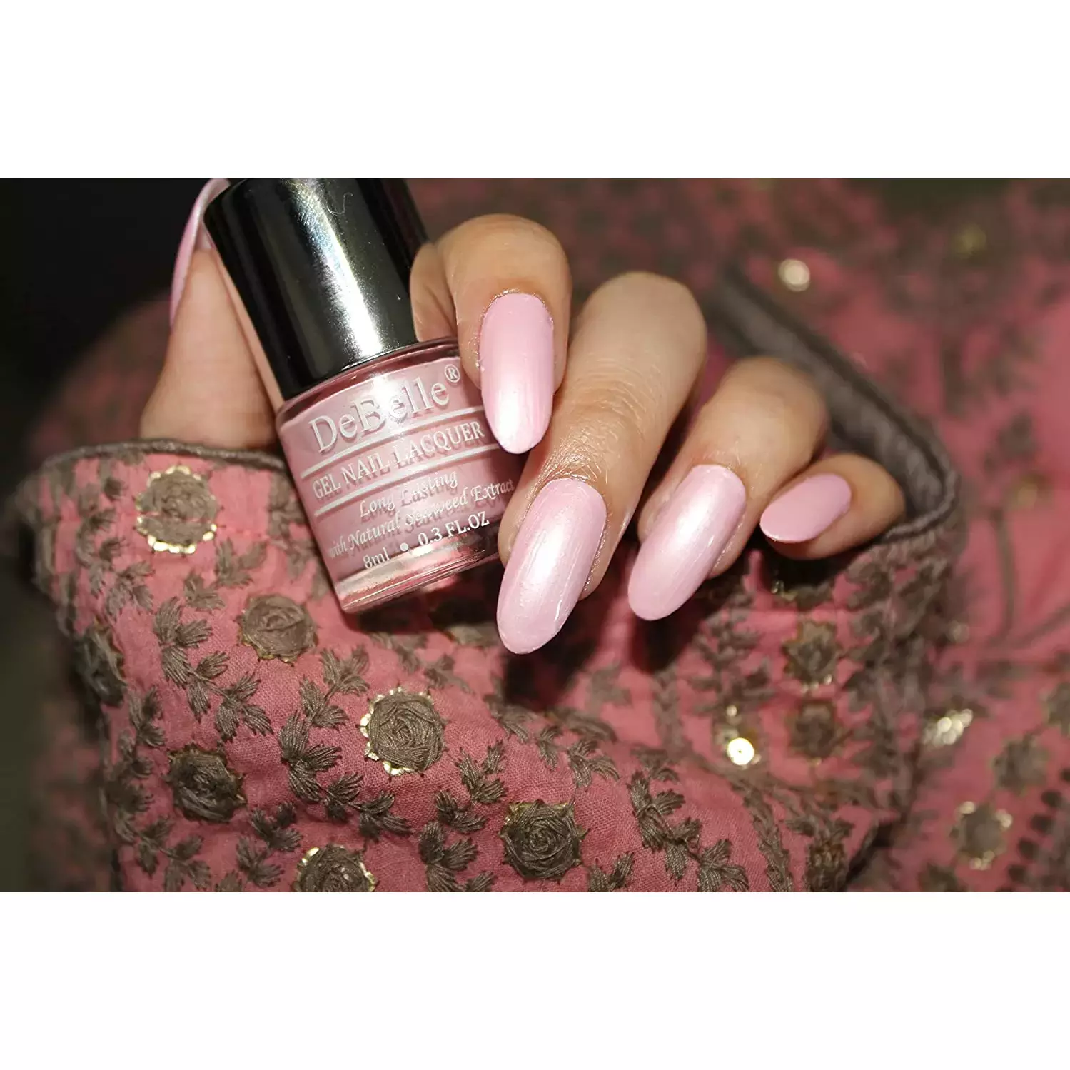 baby pink nail polish