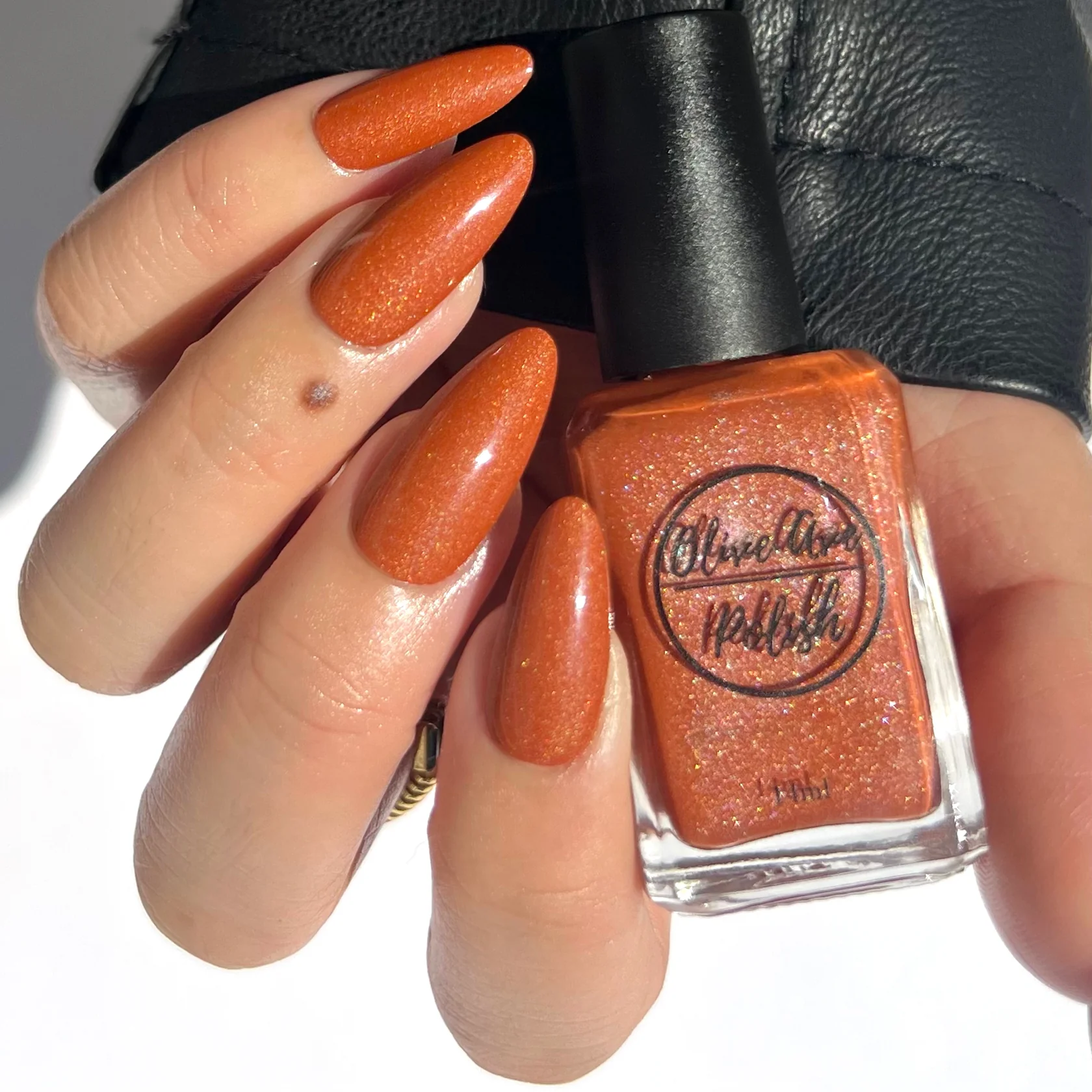 burnt orange nail polish