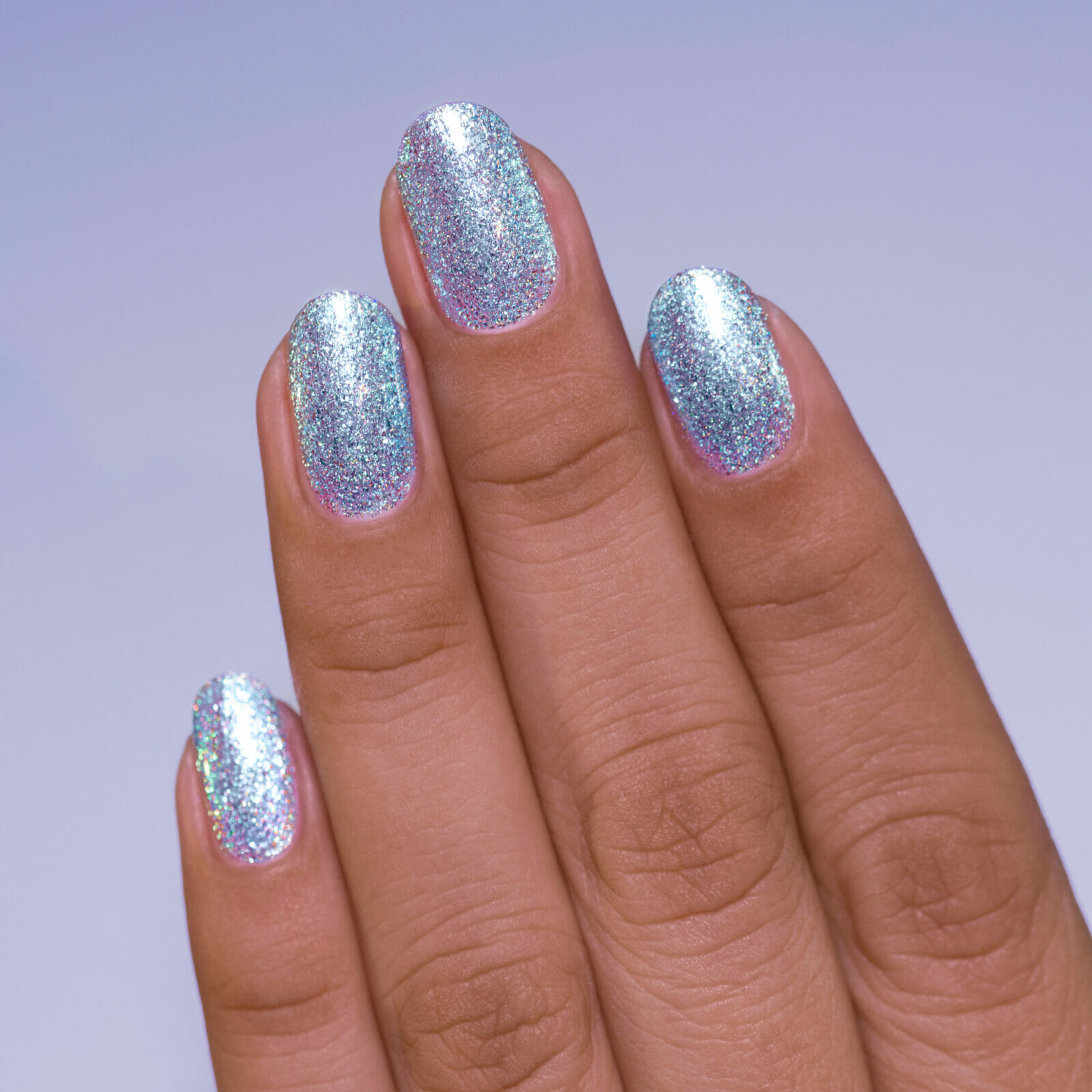 light blue nail polish