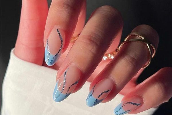 The Guide to Wearing Light Blue Nail Polish All Year Round light blue nail polish